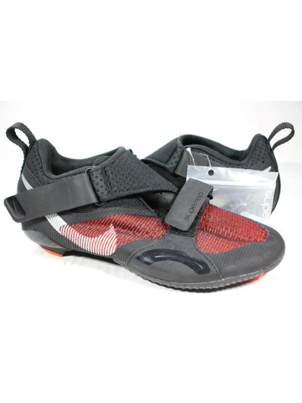 Nike SuperRep Cycle Black Hyper Crimson Womens 7 NEW C1329